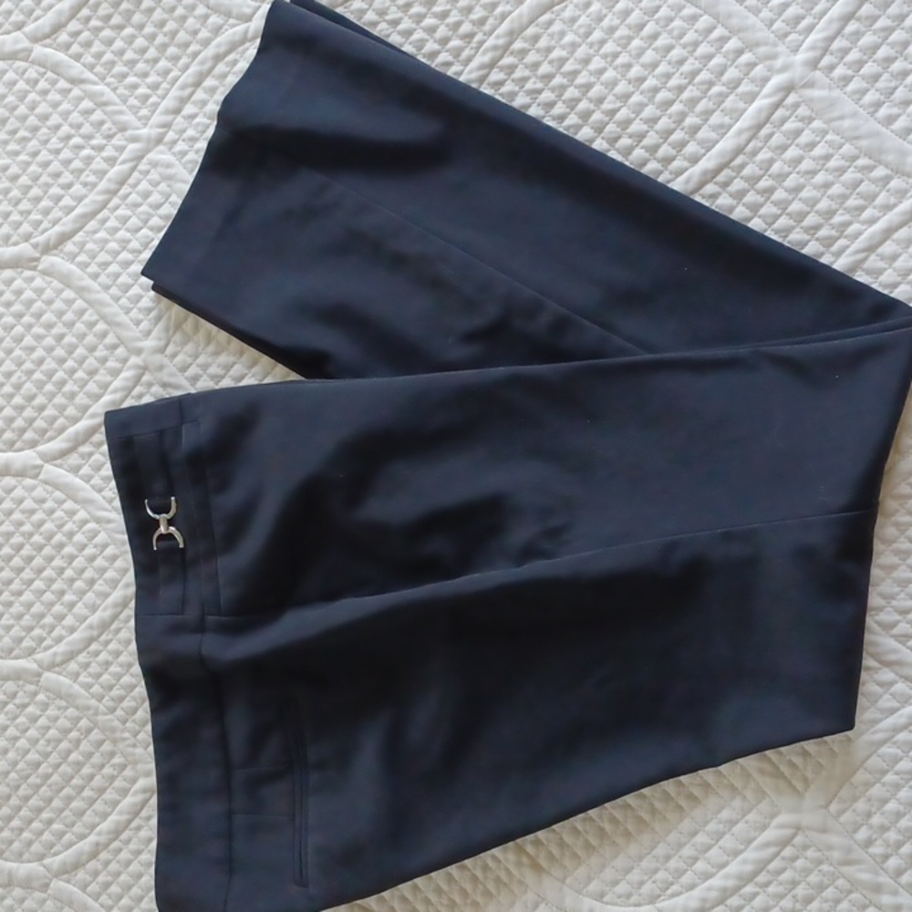 New York & Company Black Mid-Rise Pants - 8 Petite